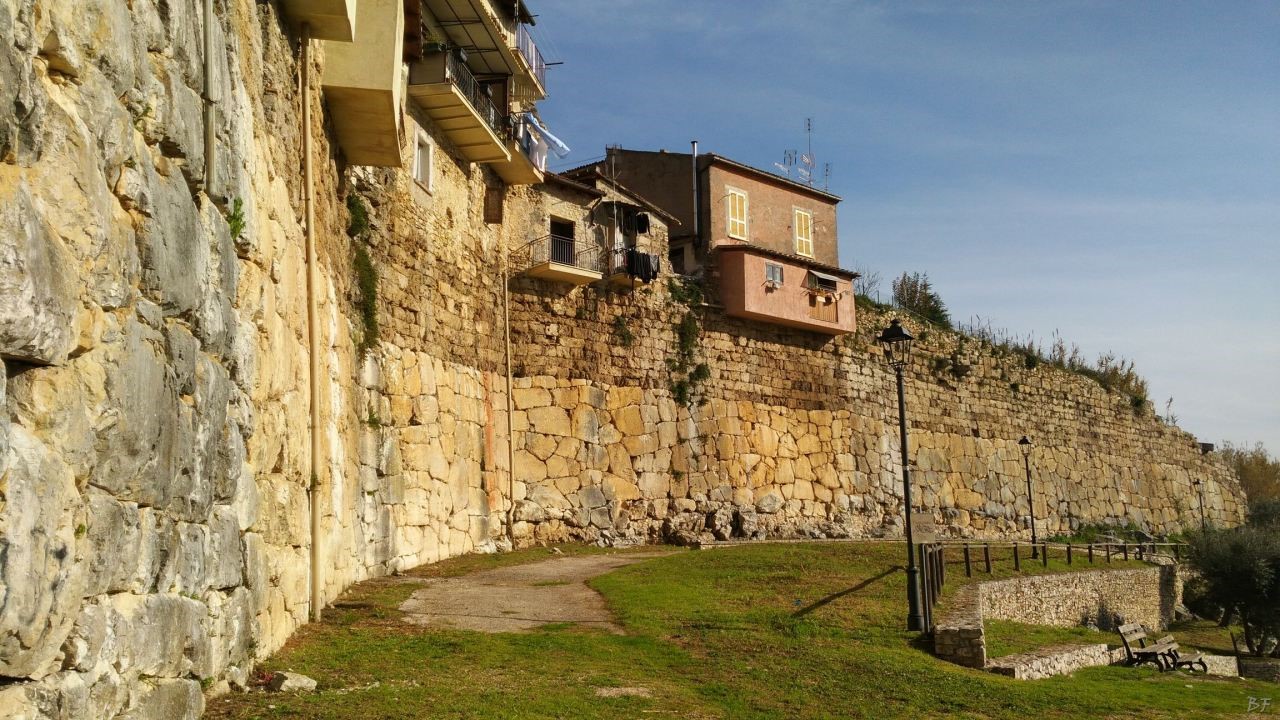 Ferentino Roman walls near Porta Sanguinaria