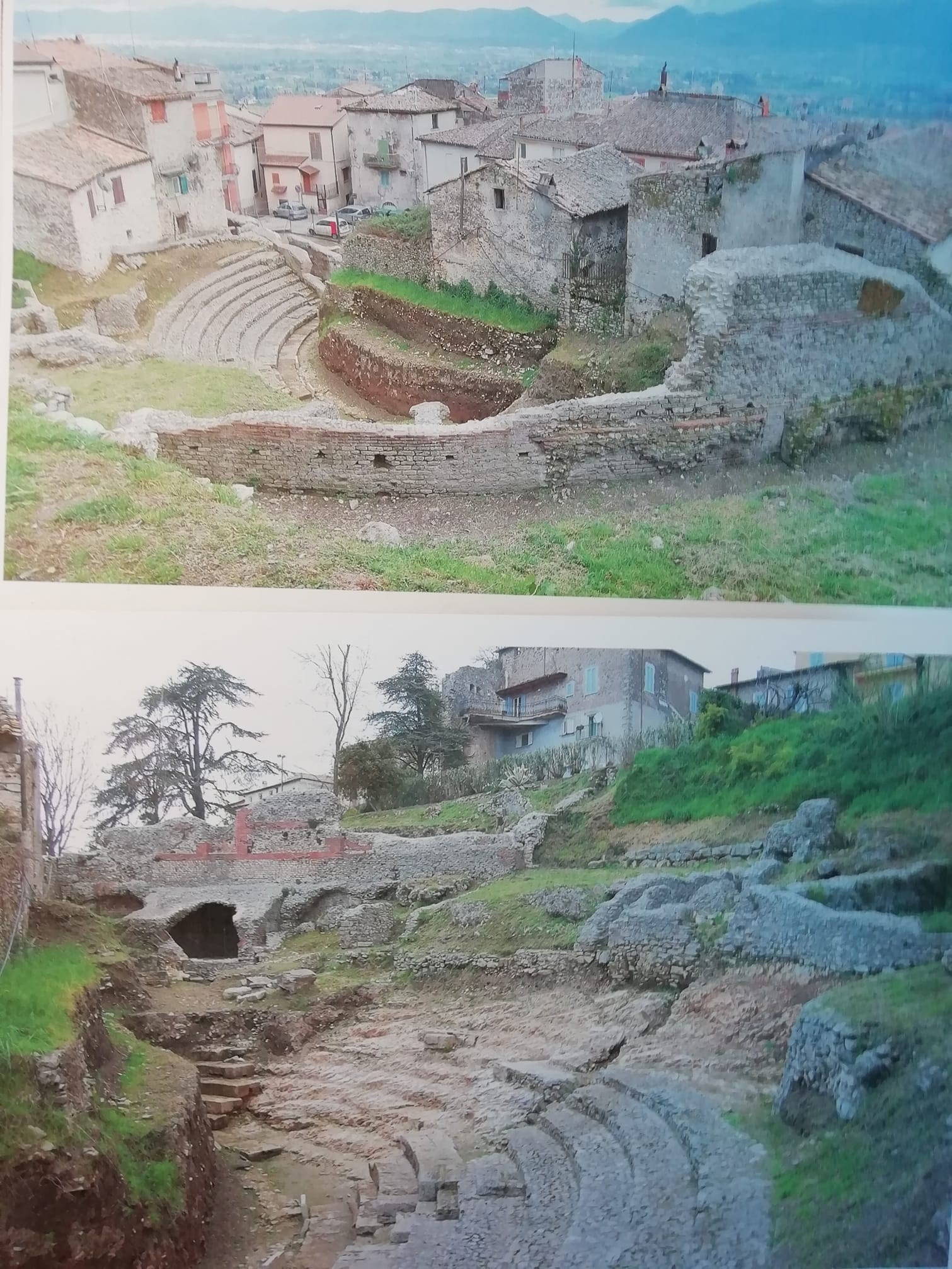 Ferentino map of the Roman theatre 2