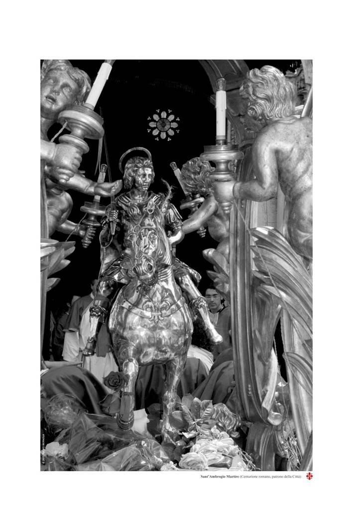 Reliquary statue of St Ambrose m work of Fantino Taglietti